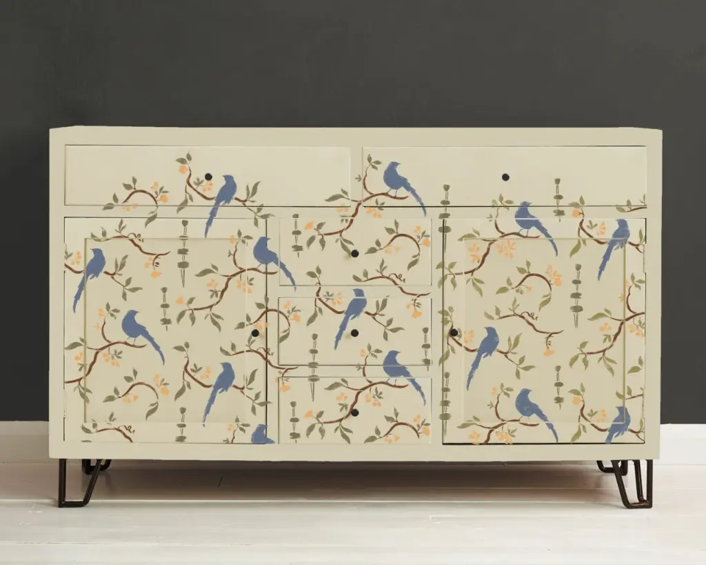 01vs Plantilla Stencil Chinoiserie Birds 3.webp