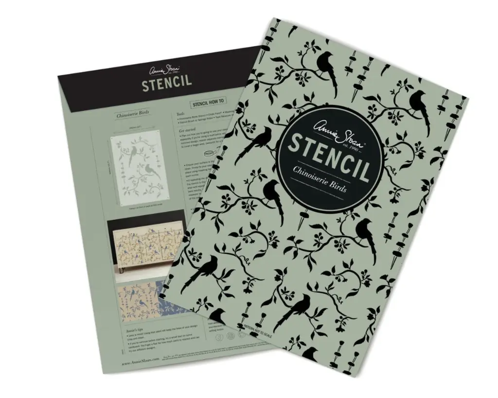 01vs Plantilla Stencil Chinoiserie Birds 5.webp