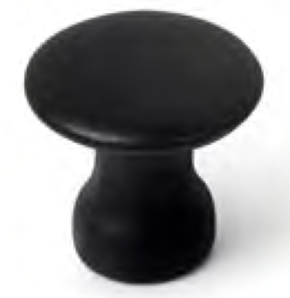 Pomo 20mm Negro Mate