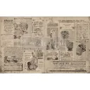Decoupage Servilleta Papel Papel de Diario - 1 hoja