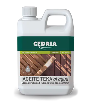 Aceite de teca al agua Cedria