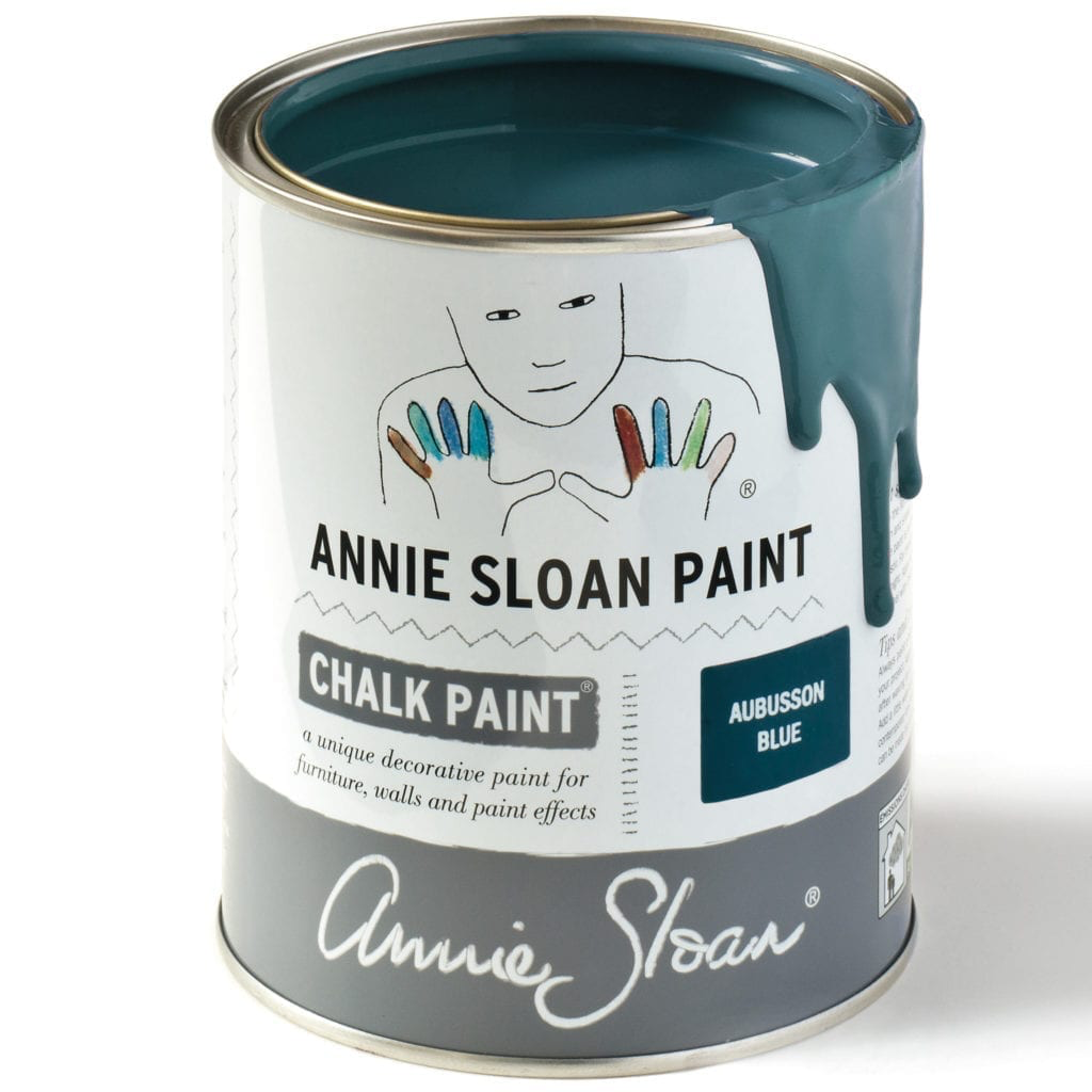 [P004AUB.1201.01] Pintura a la tiza - Annie Sloan's Chalk Paint Aubusson Blue (120 ml)