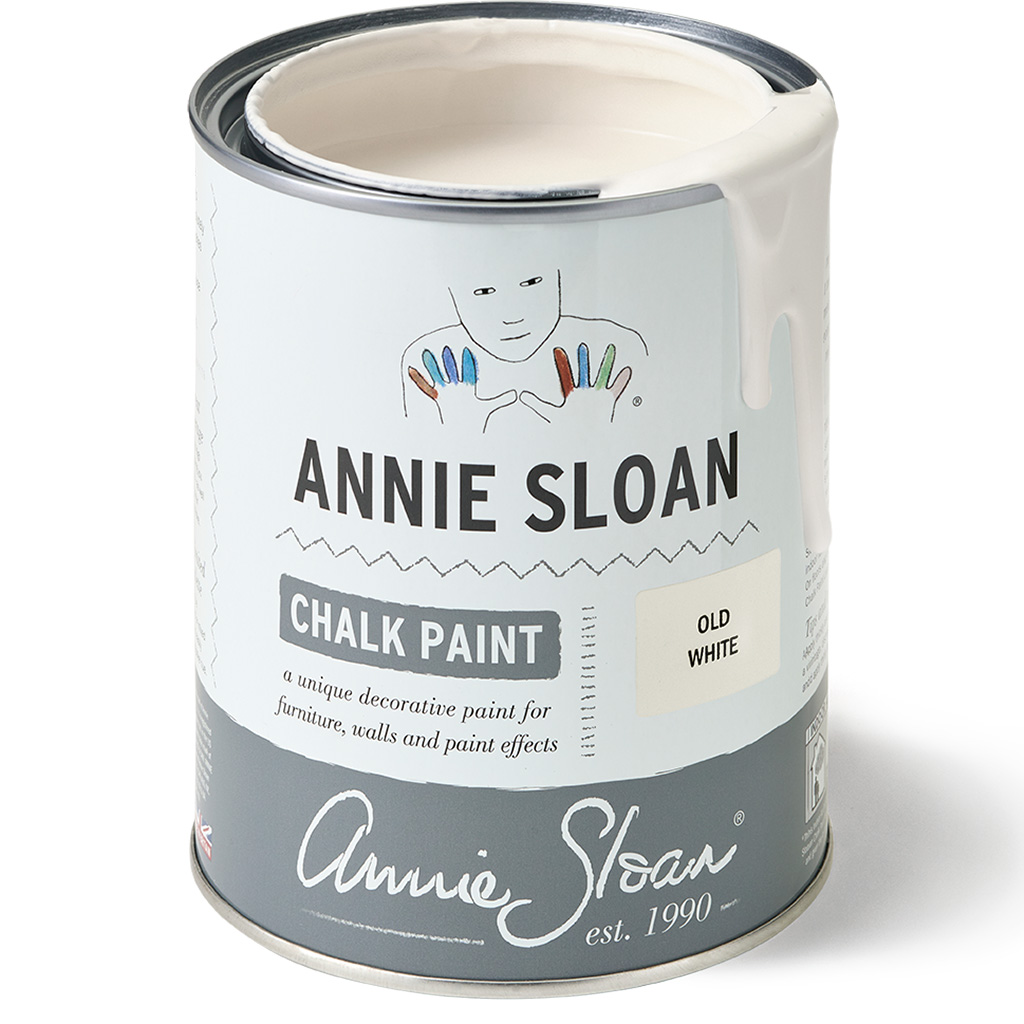 [P001OWH.1201.01] Pintura a la tiza - Annie Sloan's Chalk Paint Old White (120 ml)