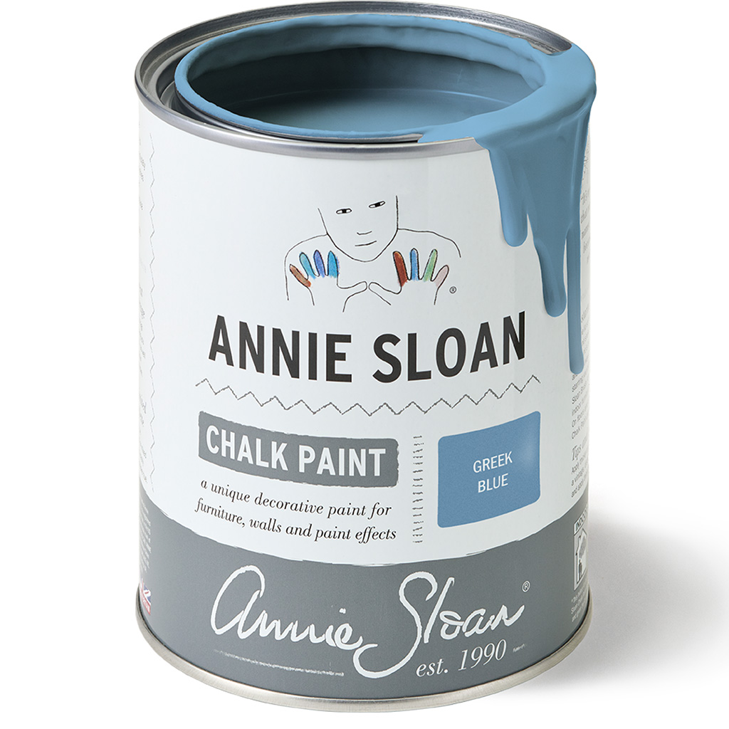 [P030GBL.1201.01] Pintura a la tiza - Annie Sloan's Chalk Paint Greek Blue (120 ml)