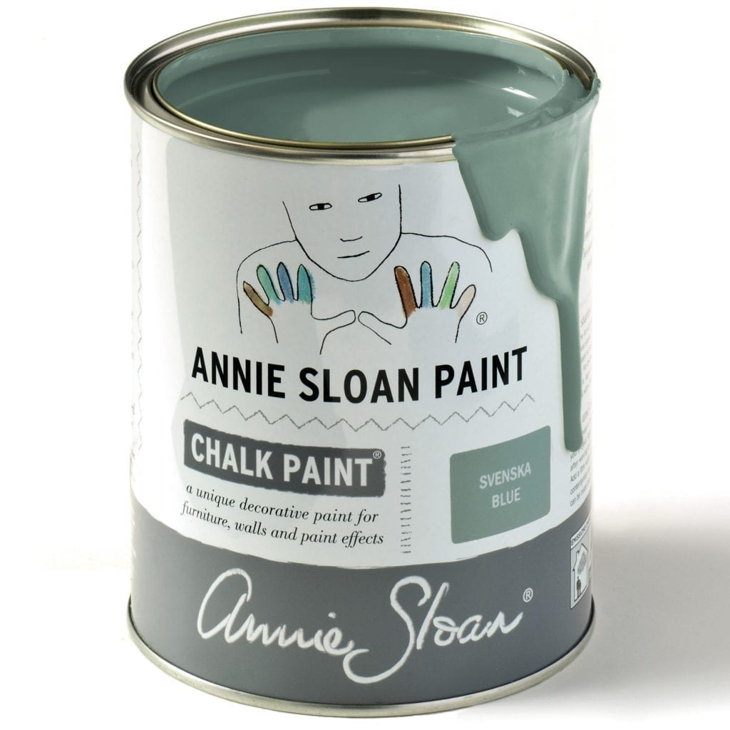 [P058SVB.1201.01] Pintura a la tiza - Annie Sloan's Chalk Paint Svenska Blue (120 ml)