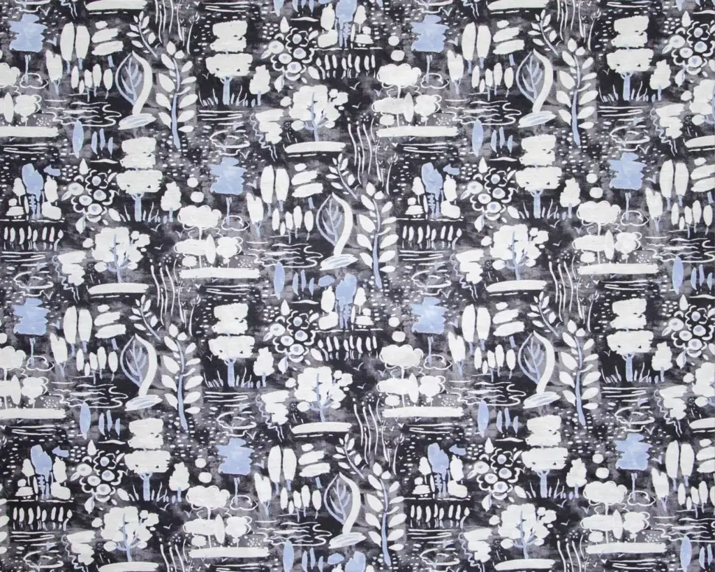 Tejido estampado - Dulcet, color Graphite