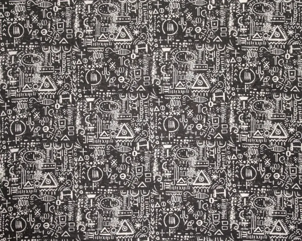 Tejido estampado - Tacit, color Graphite