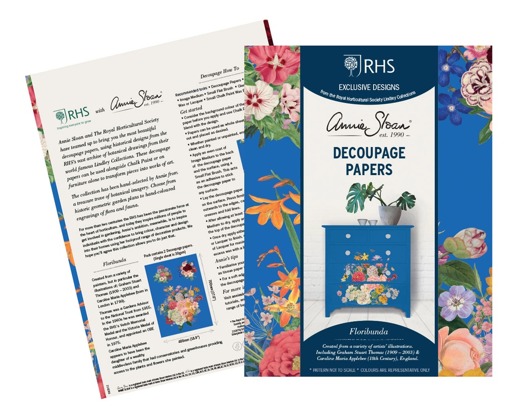 [DPFA001.0001.01] Papel de decoupage - Floribunda